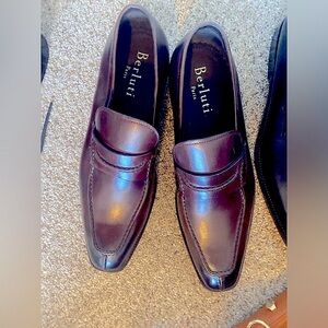 BERLUTI Andy brown leather loafer US sz 9